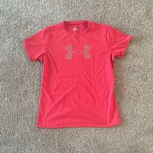 Under Armour Bright Coral Short Sleeve Tee